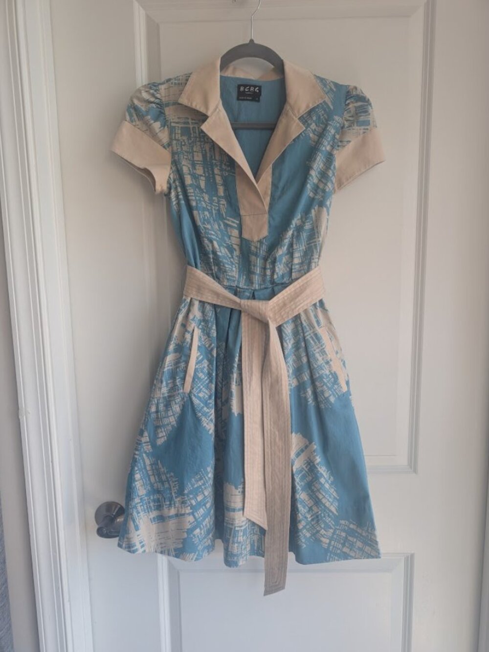 Vintage 1990s BDBG-Paris A-line 100% cotton dress